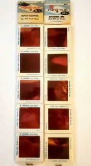Vtg Pana-Vue Slides MOUNT RUSHMORE, RUSHMORE CAVE, Black Hills South Dakota