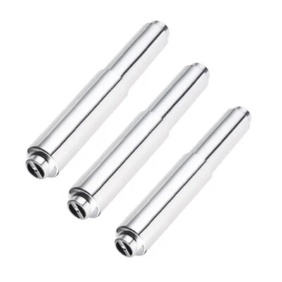 3 Pcs Roller Paper Shaft Core Toilet Holder Spring Towel Rack Restroom