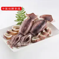 在飛比找蝦皮購物優惠-【元家水產】鮮甜魷魚冰卷(180g/包)