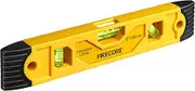 Firecore Magnetic Torpedo Level, 23cm/9" Shockproof Toolbox Level with 3 Bubble Spirit Level 45 90 180 Degree（FSL230PC）