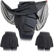 Padded Skating Shorts Protective Crash Pants Built-in Mash Skirt Covering Tailbone Hip Butt Pad