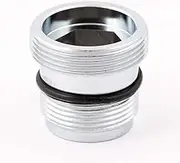 Tap Adaptor M18.5 - M22. Compatible with IKEA Grohe Neoperl TJ and Brita Filter M18.5 x 1 M22 x 1, Reduction Brass Chrome-Plated BLUMKRAFT