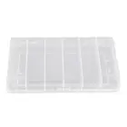 6 Grids Clear Box Storage Container Jewelry Box for Screw