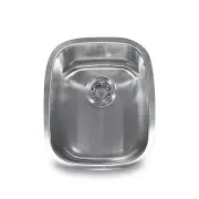 Nantucket Sinks NS20 15-Inch 18-Gauge Rectangle Undermount Bar/Prep Sink, Sta...