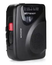 Emerson Portable Cassette Player & Recorder with AM/FM Radio