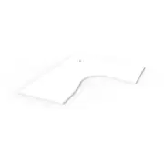 Rapidline Cockpit Corner Desk Top Only 25Mm Thick W1800 X W1500 X D700Mm White