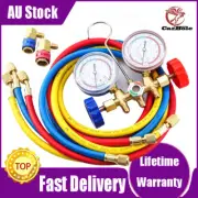 3 Color A/C Refrigeration Kit Manifold Gauge Set R22 R12 R134A Air Conditioner