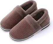 [Top G] Ankle Slippers Fuzzy Memory Foam Closed Back Slippers House Shoes Winter Home Cozy Slipper