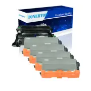 4PK TN750 Toner+1PK DR720 Drum For Brother MFC-8950DW HL-5470DWT HL-5445D 5450DN