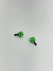 D12 & D20 Dice Brake Cable Ends Neon Green BMX Other Bikes Handmade (E108) D&D