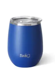 SWIG LIFE STEMLESS WINE CUP 14 OZ MATTE ROYAL NEW