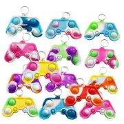30 Packs Bulk Game Controller Backpack Mini pop Fidget Keychain, Birthday