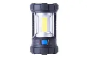 Brillar Nomad Rubber IPX4 Rechargeable Lantern Powerbank w/ 1m Data Cable Black