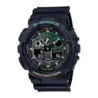 在飛比找momo購物網優惠-【CASIO 卡西歐】G-SHOCK 仿鏽粗曠雙顯電子錶(G