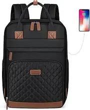 Travel Backpack for Women,15.6 Inch Laptop Backpack,TSA Friendly Flight Approved Carry-on Luggage Hand Backpack with USB Port,Computer Backpack,Casual Daypack,Hiking Backpack