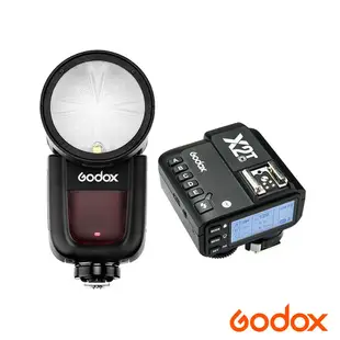 【Godox】神牛 V1 機頂閃光燈+X2T TTL無線引閃器 For Canon/Nikon/Sony/Fujifilm 公司貨