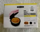 Bella Mini Smiley Face Waffle Maker Personal Size Pink BRAND NEW IN BOX