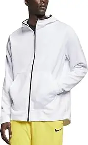 [SAOOOP] Men's Polyester Hooded Jacket Outdoor Winter Sports Training Fitness Running Quick Dry Breathable Loose TOP