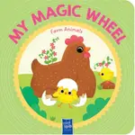 MY MAGIC WHEEL: FARM ANIMALS (轉轉書)(精裝)/YOYO BOOKS【禮筑外文書店】