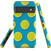 For Google Pixel 6 Pro Case Tough Protective Cover Lemon Slices