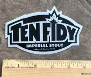 TENFIDY IMPERIAL STOUT OSKAR BLUES BREWING BREWERY BEER STICKER Colorado Oscar