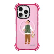 iPhone 16 Pro Bounce Case MagSafe Compatible Slowboy in mandarin gilet