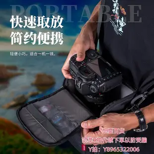 相機包單肩三角相機包適用于佳能5D4R10R6尼康D850 810A DF索尼A9A7單反微單相機一機一鏡攝影腰包