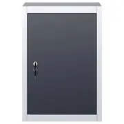 Metal Tool Storage Cabinet Lockable Workshop Wall Mount Organiser 40x19x60cm