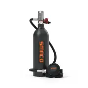 [EU DIRECT] SMACO S400 1L Mini Scuba Tank Diving Oxygen Cylinder Underwater Exploration Emergency Rescue Professional Di