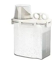 Clear Cereal Container - Food Storage Containers, Measuring Cup Food Storage | Large Dry Food Storage Containers with Pouring Spout, Airtight Measuring Cup Food Storage Jar for Flour and Grain
