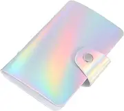 WEKADRIN Nail Stencil Card Holder Nail Stamping Plate Bag Nail Plate Storage Nail Hand Model Slots Polish Nail Tool Case Nail Art Mold Nail Art Decals Mermaid Nail Stamp Plate Pu Leather