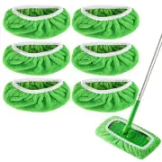 6PCS Mop Pads Refill for Sweeper Mop-Dry Sweeping Cloths&Wet7116