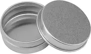 TEHAUX Empty Aluminum Tins, 15ml Metal Round Tins Containers Case Tealight Cups Aluminum Cream Container Empty Candle Tins Metal Tin Eyeshadow Jar for Lip Balm Creams Candy Travel Tin