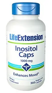 Life Extension Inositol Caps 1000 mg 360 Veggie Capsules