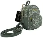 GUESS Evan LOGO MINI CROSSBODY BACKPACK BAG HANDBAG Green • AUTHENTIC New BNWT