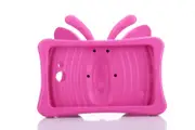 Butterfly Soft Silicone Tablet Case 7.0 inch For Samsung Galaxy Tab 3 P3200/T110/T111/T210/T211/T230/Huawei T1/Lenovo A7-Rose