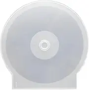 25 Pack Half Round CD Case DVD Storage Box - Transparent Plastic Ultra Thin Cover Jewel Cases for Organizing Media Collections, Shell Shaped