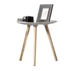 Side Table Coffee Bedside End White Levede