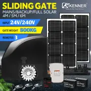 KENNER 800KG DC AUTOMATIC SLIDING GATE OPENER MAINS or FULL SOLAR