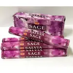 [綺異館] 印度香 鼠尾草線香 10管送 1 淨化療癒 能量提昇 HEM SAGE