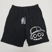 Good Homie Gym Fitness Shorts for Indoor and Outdoor Activities Black Size Large
