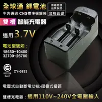 在飛比找松果購物優惠-【熊讚】CY-0933全球通 鋰電池 雙槽18650智能 充