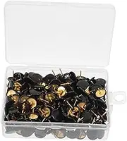 COHEALI Round Flat Head Bulletin Board Tacks Decorative Pins for Cork User Friendly and Stationery Push Pins for