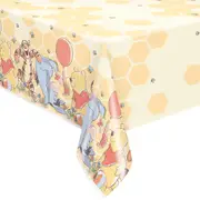 Winnie the Pooh Honeycomb Plastic Tablecloth