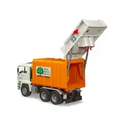 Bruder 1:16 Man Tga Rear Loading Garbage Truck Scale Model Kids Play Toy 3y+