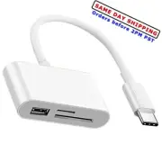 3in1 Type C to OTG Adapter USB C to SD Card Reader Micro SD Card Adapter USA