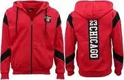 [Zmart Australia] Men's Fleece Zip Up Hoodie Shirt Chicago 23 Michael Jordan Sweat Jacket