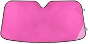 Fashion Pink Auto Sunshades Windshield Car Front Window Shade for Most Sedans SUV Truck Large