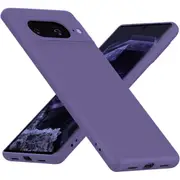 MCC Google Pixel 8a 5G Soft Liquid Silicone Shockproof Case Cover [Dark Purple]