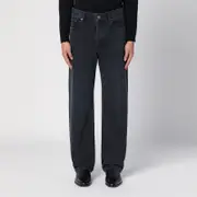 [Saint Laurent] Black washed denim jeans 30 Black